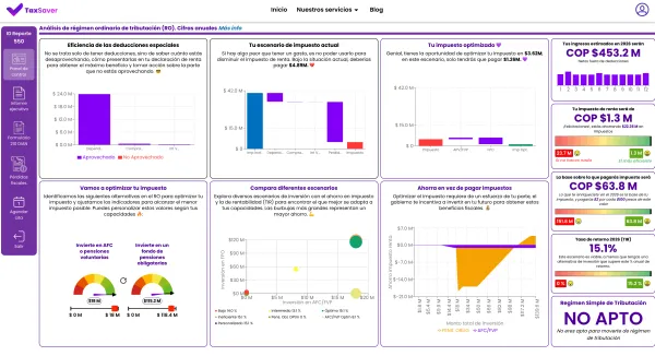 TaxSaver — Plataforma de gestión tributaria